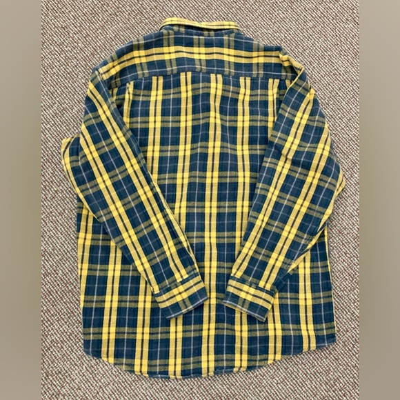 Men’s XL Tall 100% Cotton CABELA’S Heavy Duty Plaid Flannel Sportsman Work Shirt - Picture 8 of 14